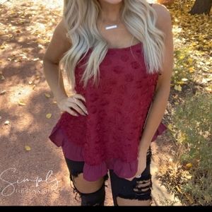 Spaghetti strap camisole